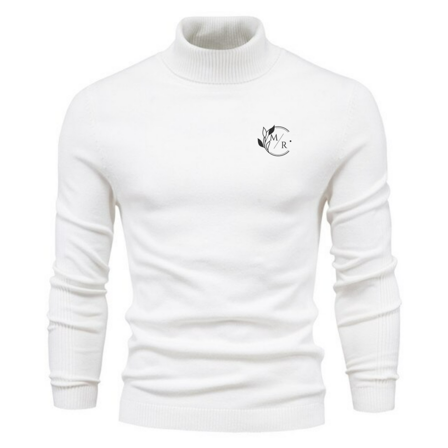 Col Roulé "Mister" pour Homme Blanc