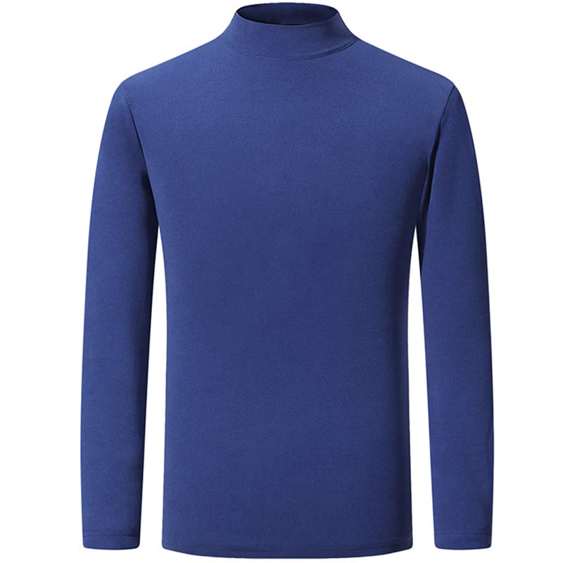 Sous Pull Col Montant Homme Bleu