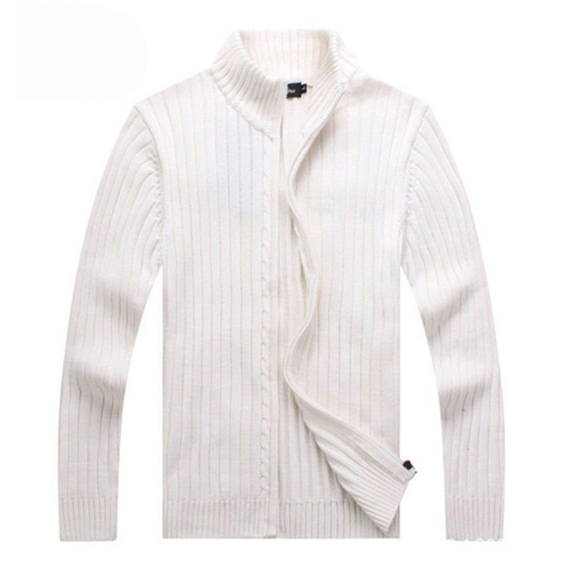 Veste Homme Blanc Col Montant