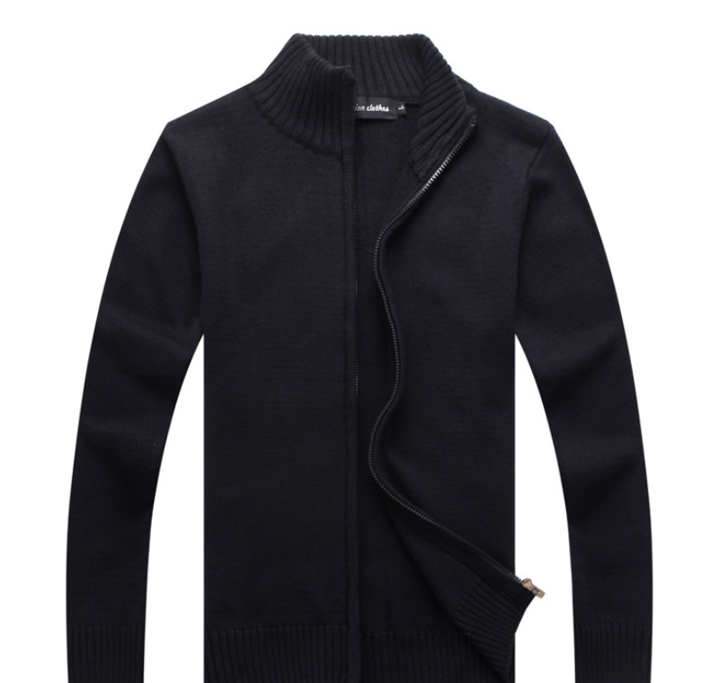 Veste Col Montant Homme Noir