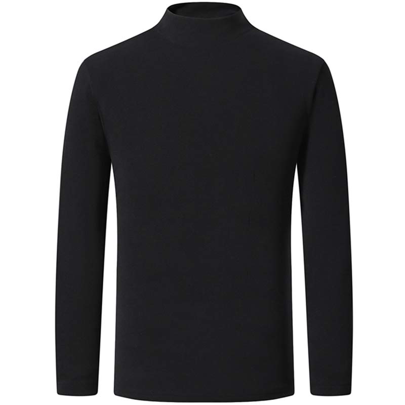Sous Pull Col Montant Homme Noir