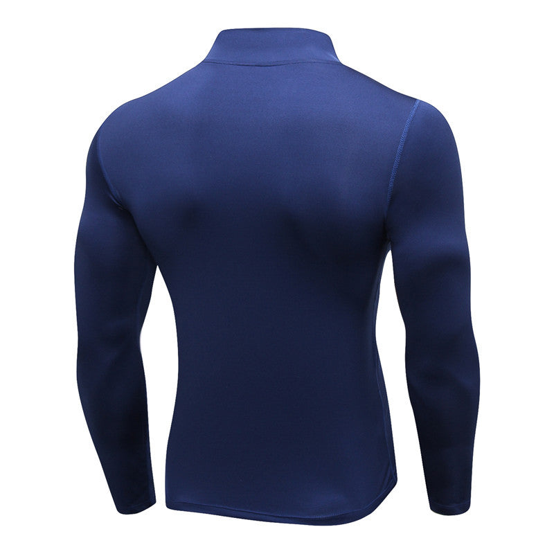 pull zip homme bleu foncé