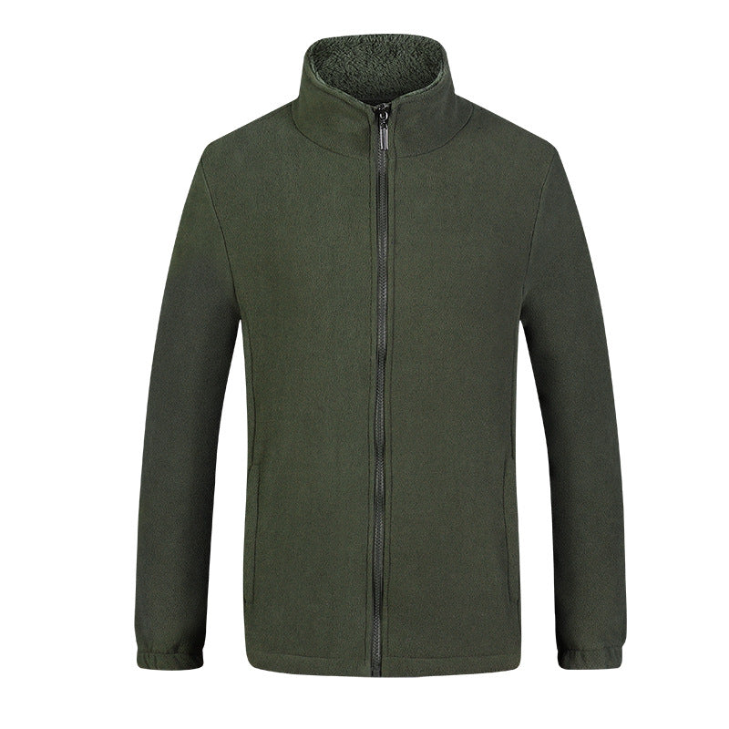 Veste Homme Col Montant Vert