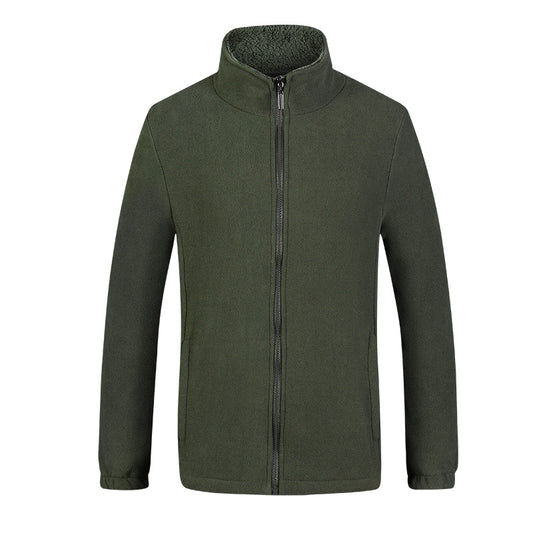 Veste Homme Col Montant Vert