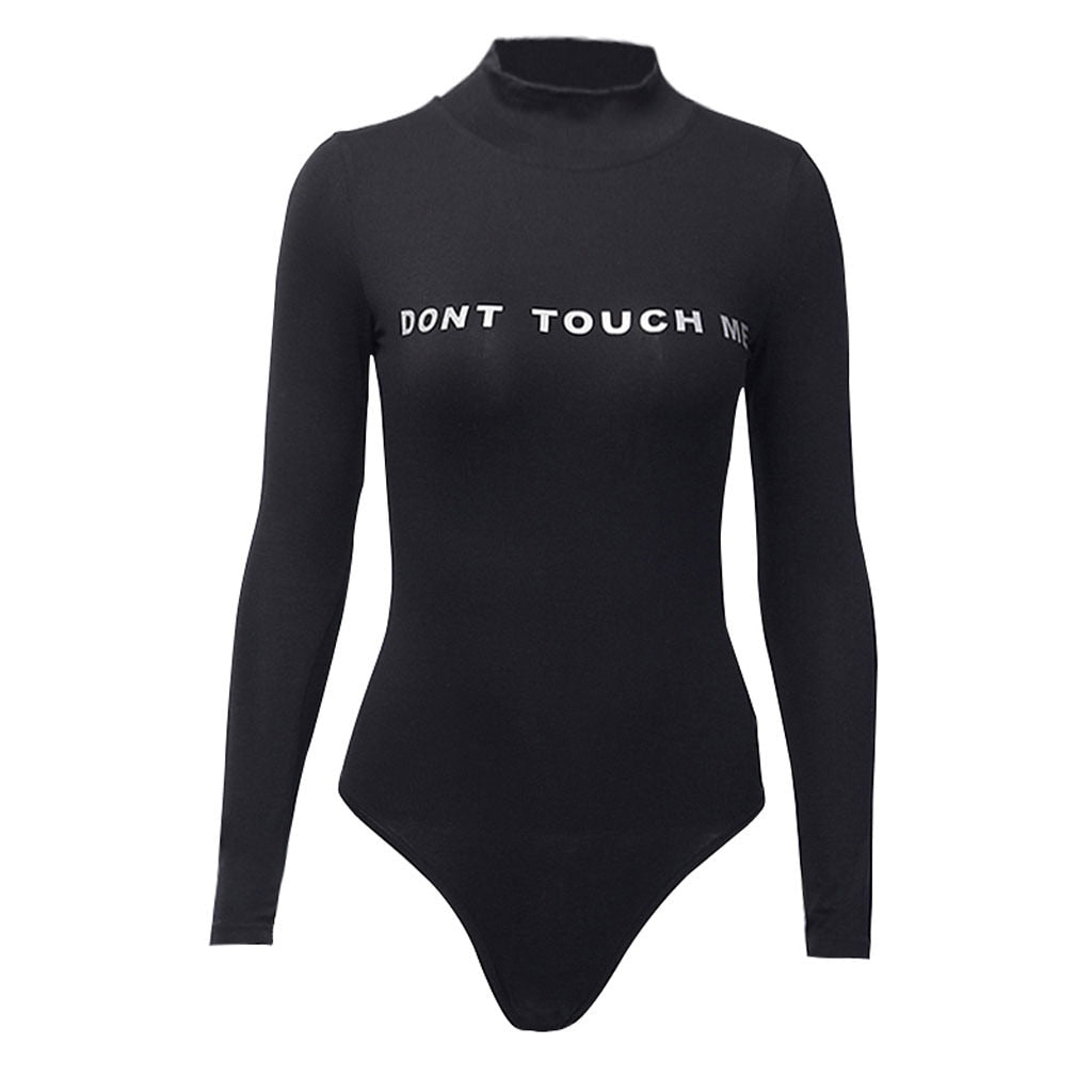 Body Col Montant Noir Femme