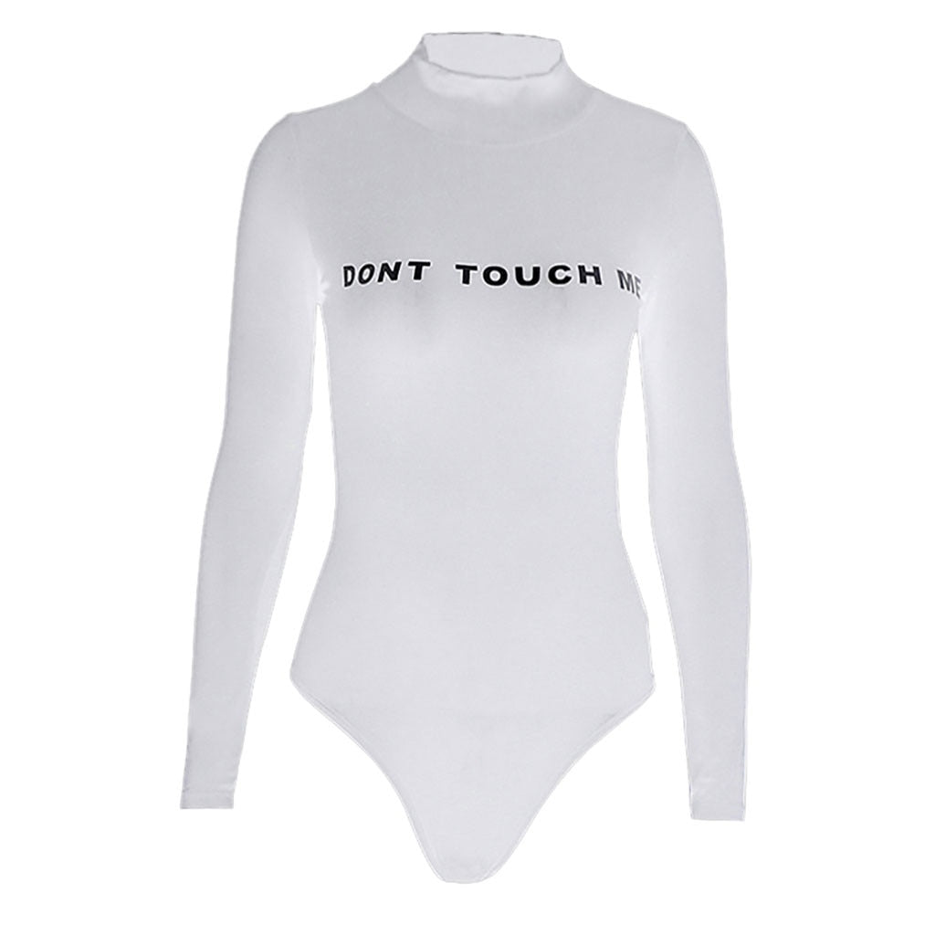 Body Col Montant Blanc Femme