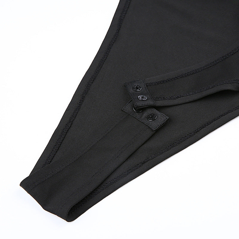 Body Col Montant Noir Rock More