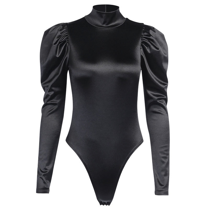 Body Noir Col Montant