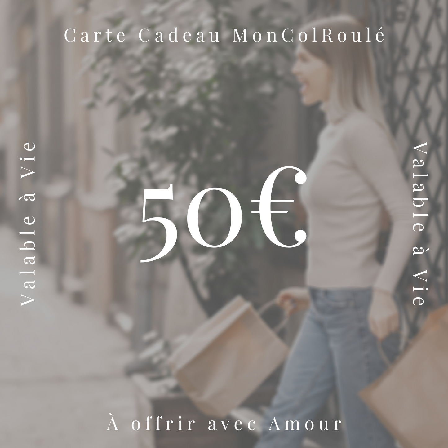 ÉTAPE 1 : Sélectionnez le Montant de votre Carte Cadeau (Stocks Limités)
