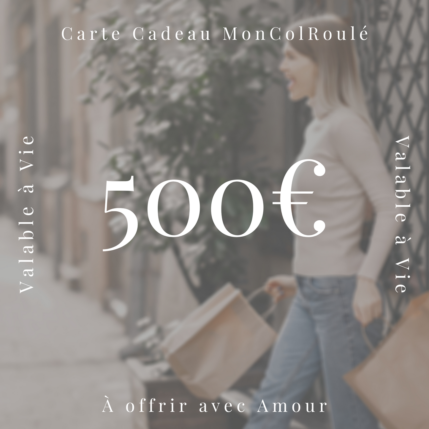 ÉTAPE 1 : Sélectionnez le Montant de votre Carte Cadeau (Stocks Limités)