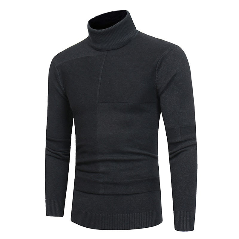 Col Roulé Homme Qualité Gris
