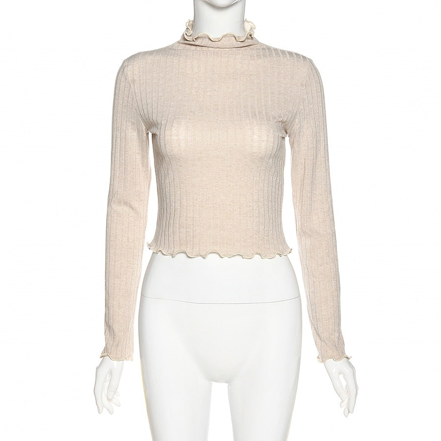 crop top beige femme