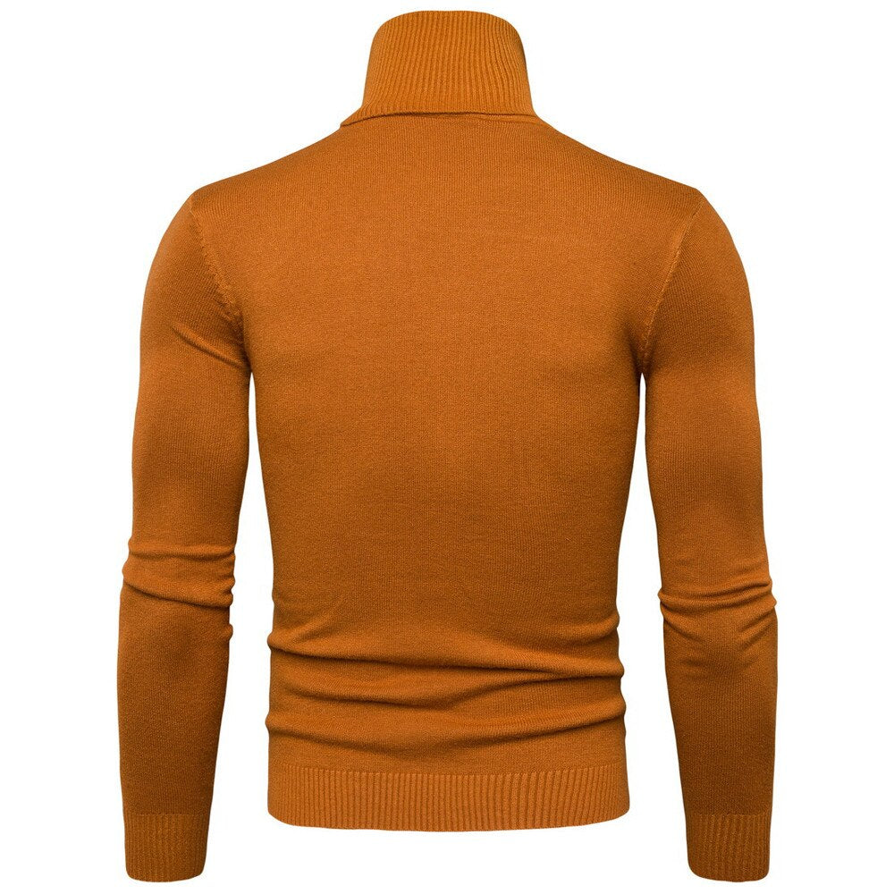Col Roule orange homme