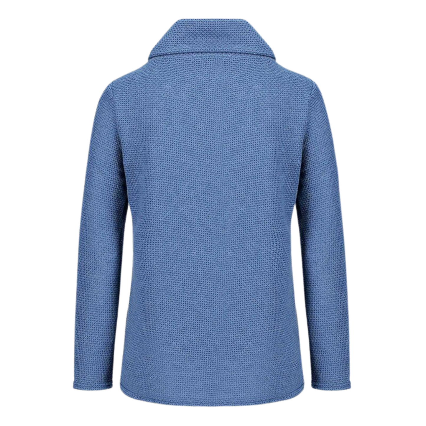 Haut Col Bénitier Femme Bleu Clair