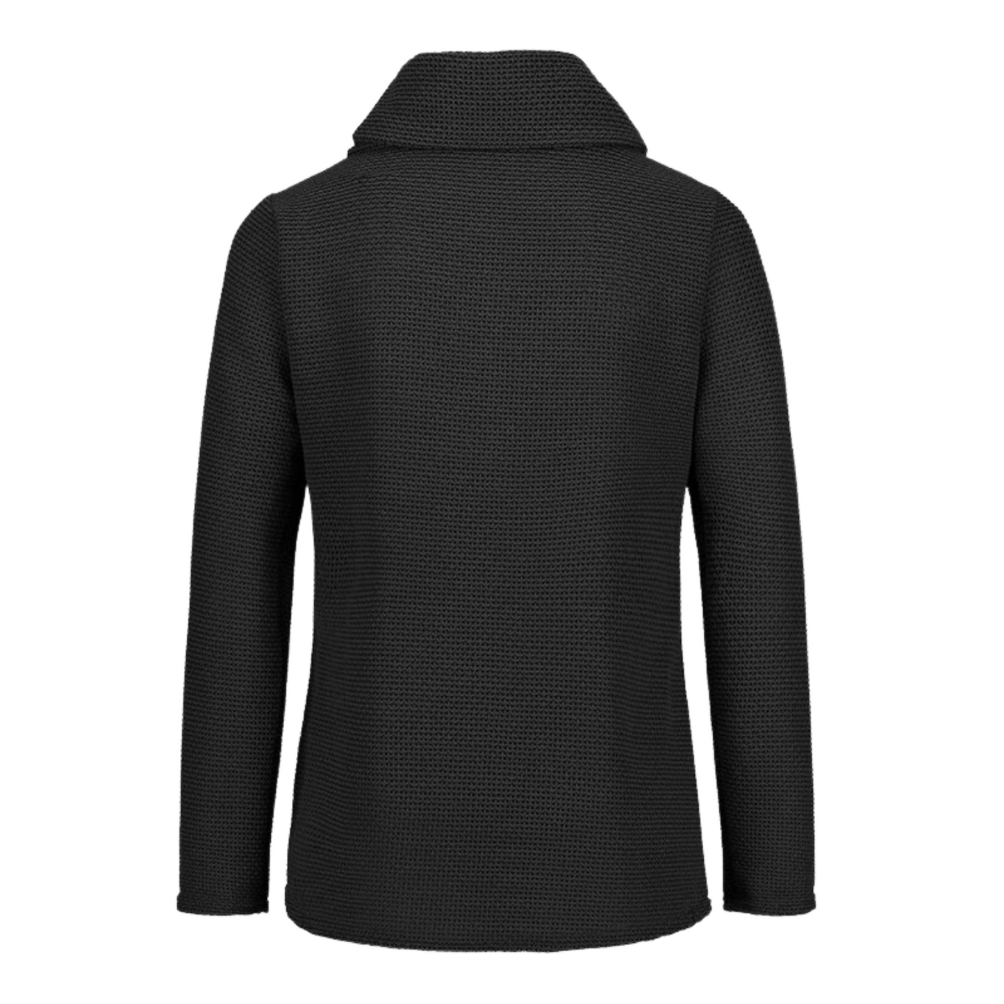 Haut Col Bénitier Femme Gris Foncé
