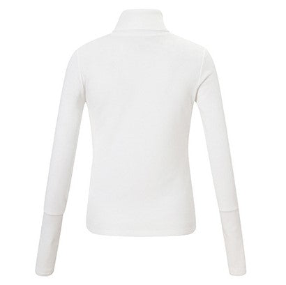 sous pull femme col roulé blanc