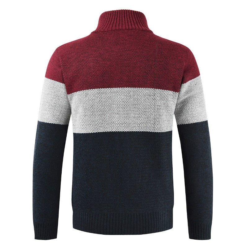 Veste Col Haut Homme Rouge Bx