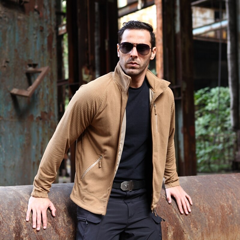 veste zippee homme beige