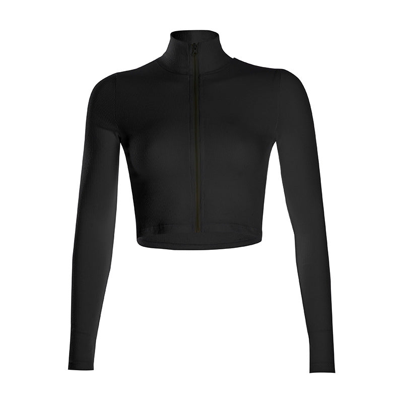Veste Crop Top Noir