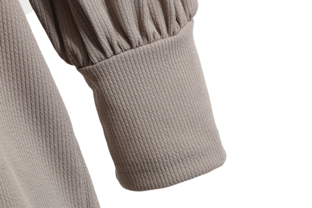Robe-Pull Col Roulé Grise