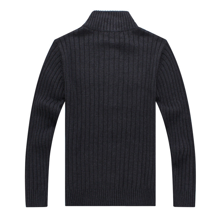 veste homme noire col montant