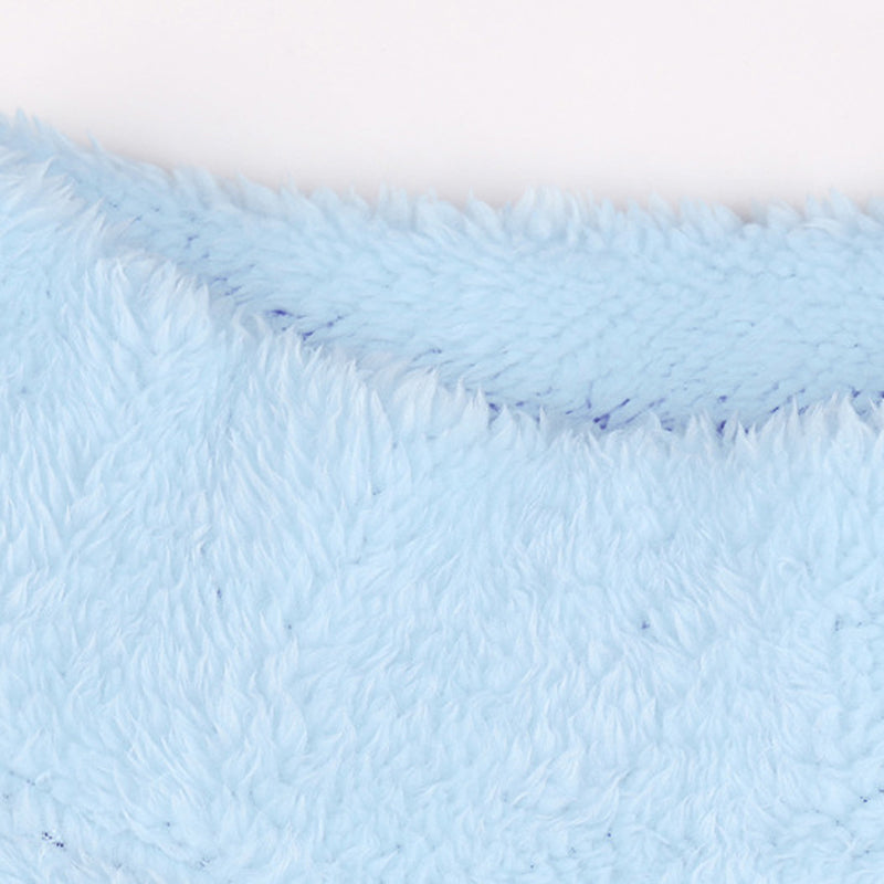 Robe-Pull Col Montant Bleu