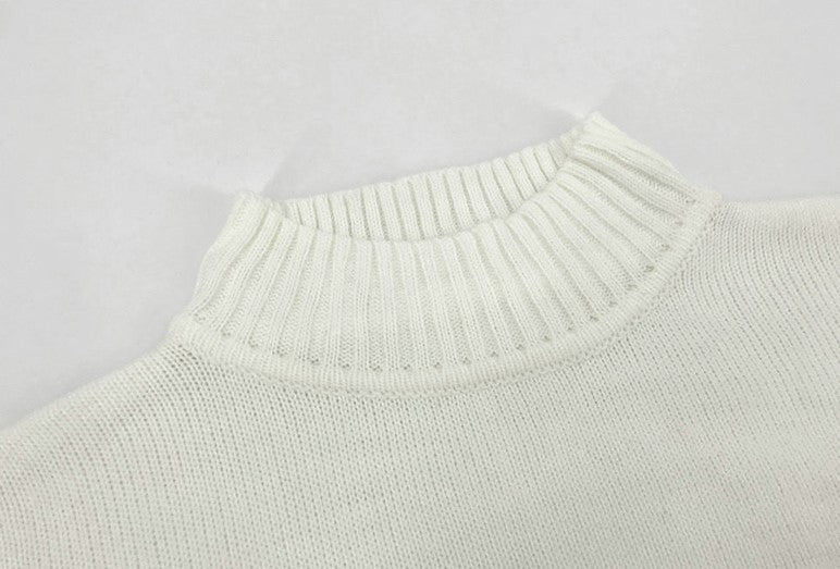 Robe-Pull Col Montant