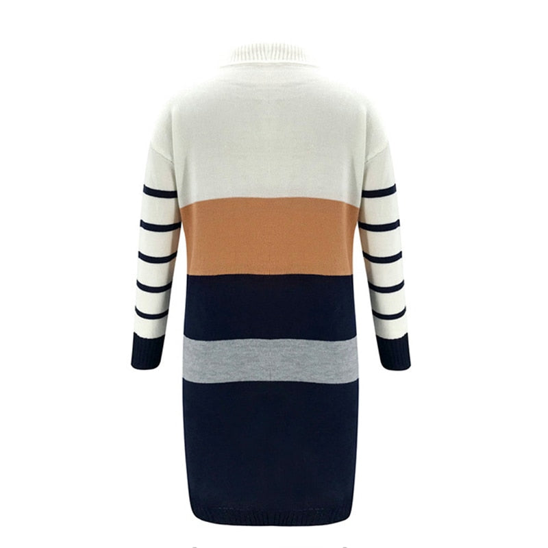 Robe Pull Col Roulé
