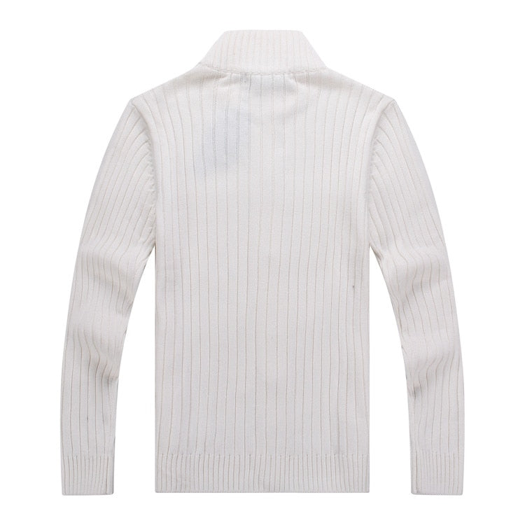 veste homme blanche col montant