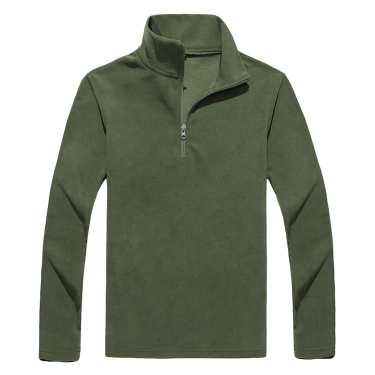 Polaire Col Zippé Vert