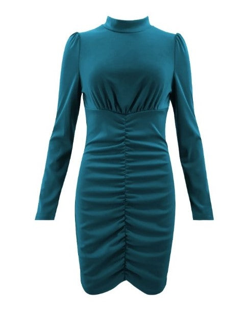 robe col montant femme
