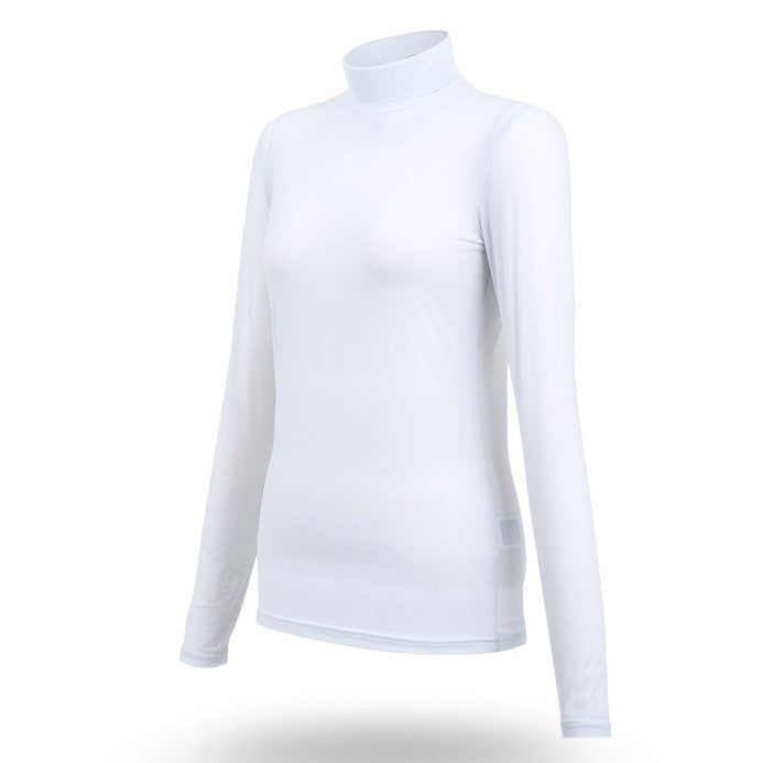 Sous-Pull Col Roulé Femme Blanc