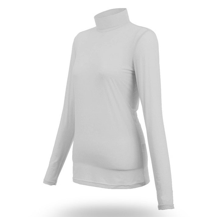 Sous-Pull Col Roulé Femme Gris