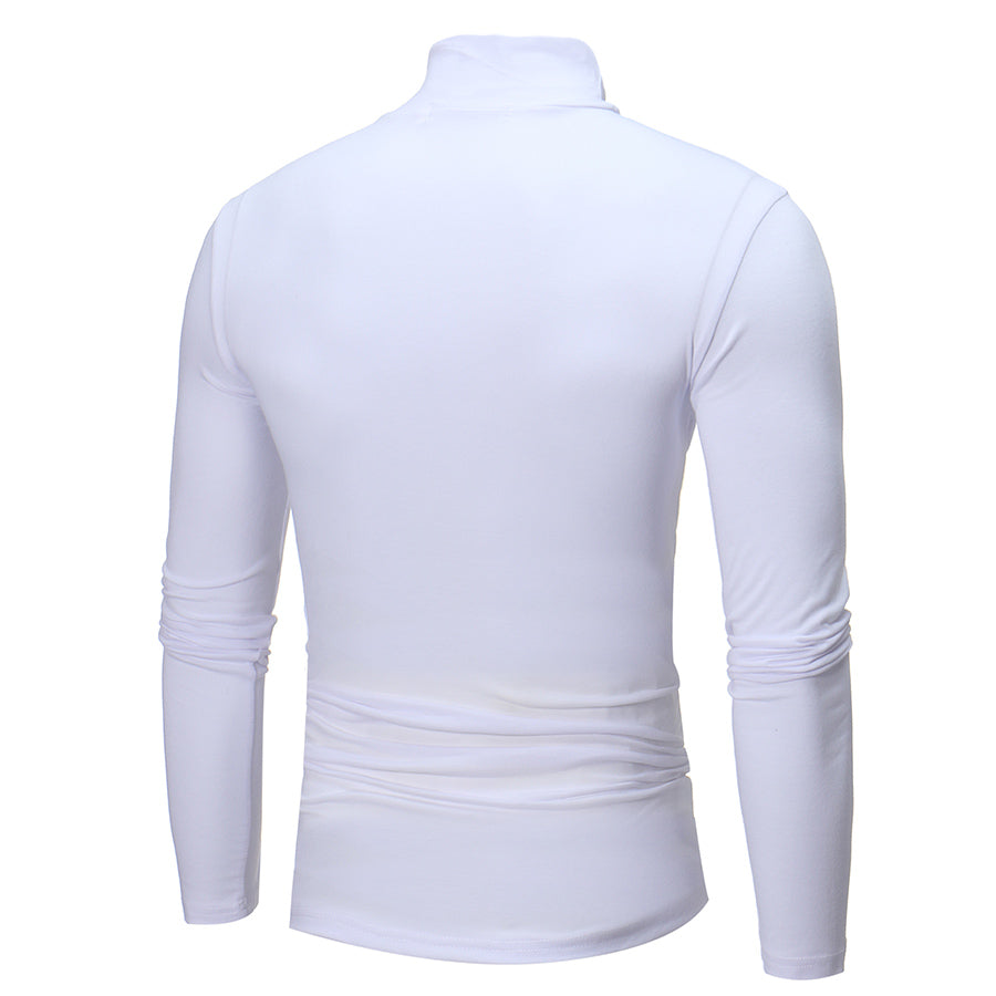 Sous Pull Col Roulé Blanc