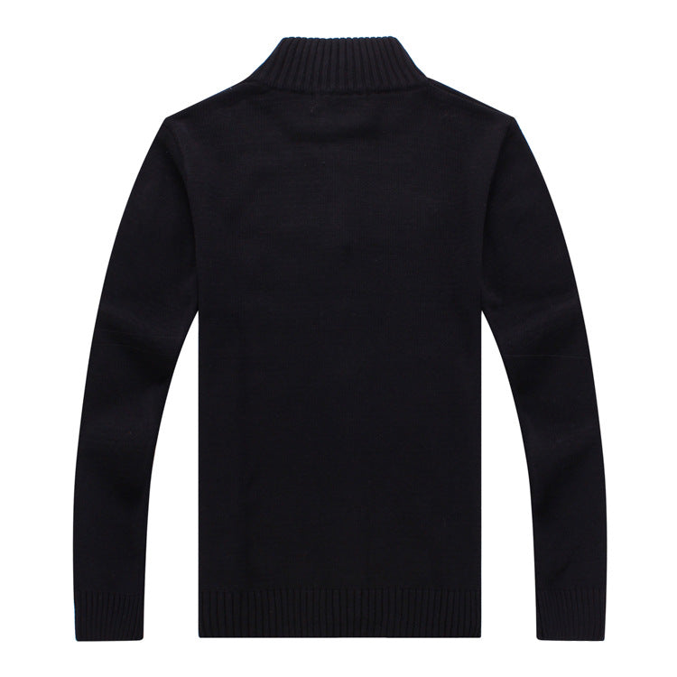 Veste Col Roulé Homme Noir