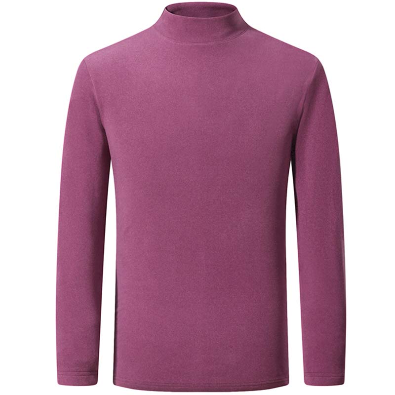 Sous-Pull Col Montant Homme Rose