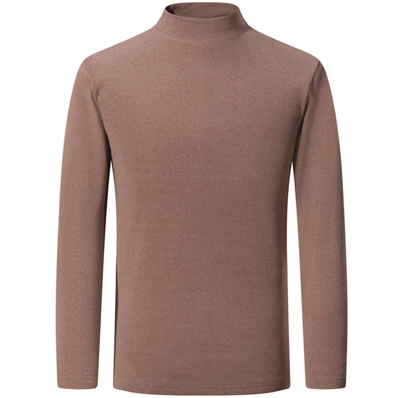 Sous Pull Col Montant Homme Beige