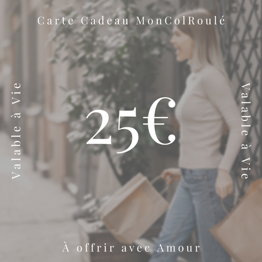 ÉTAPE 1 : Sélectionnez le Montant de votre Carte Cadeau (Stocks Limités)