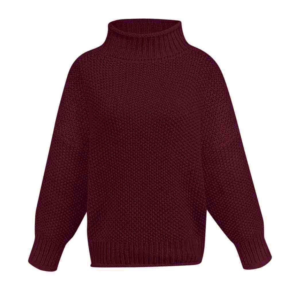 Pull rouge bordeaux shops femme