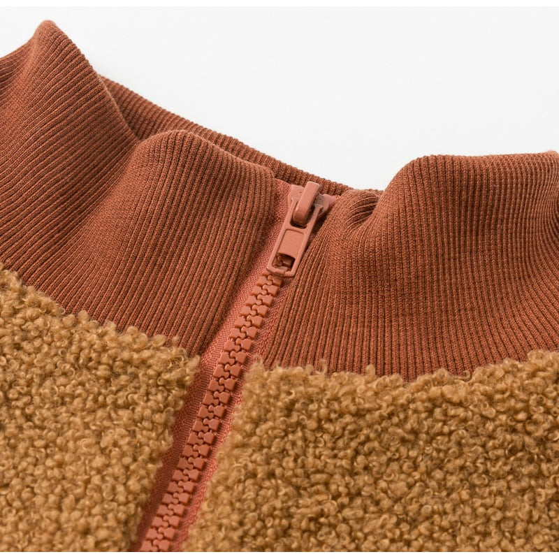 Sweat à col zippé - Marron - ENFANT | H&M FR Sweat à col zippé - Marron - ENFANT | H&M FR