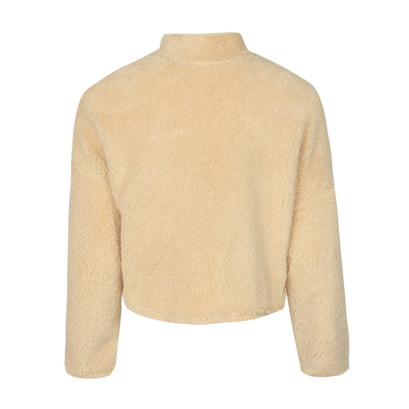 Pull Col Montant Femme Beige