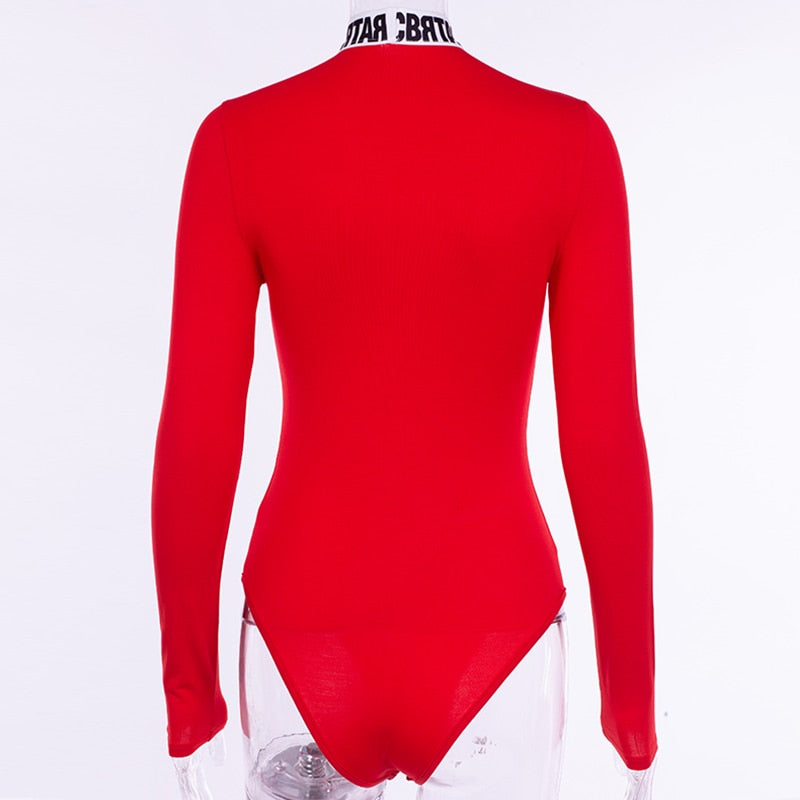body colle montant rouge